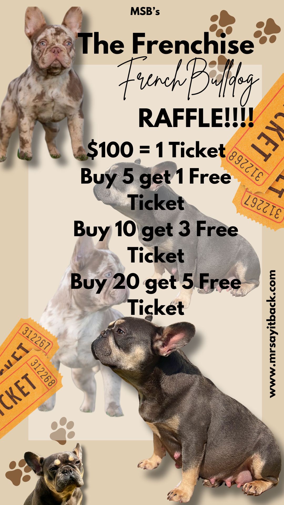 The Frenchise - Dog Raffle