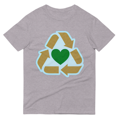 Recycle Love Unisex T-Shirt (3D Heart)