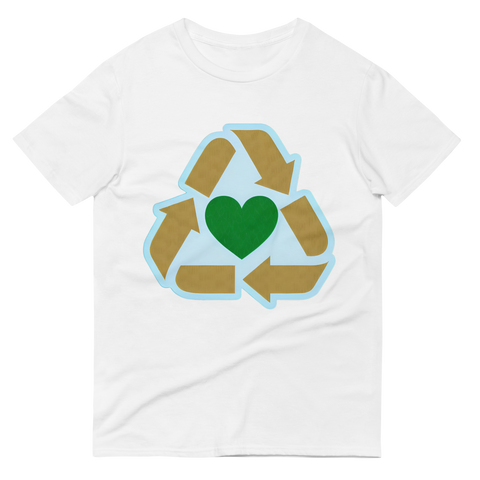 Recycle Love Unisex T-Shirt (3D Heart)