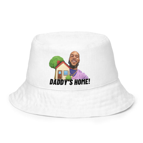 Daddy's Home Bucket Hat - White