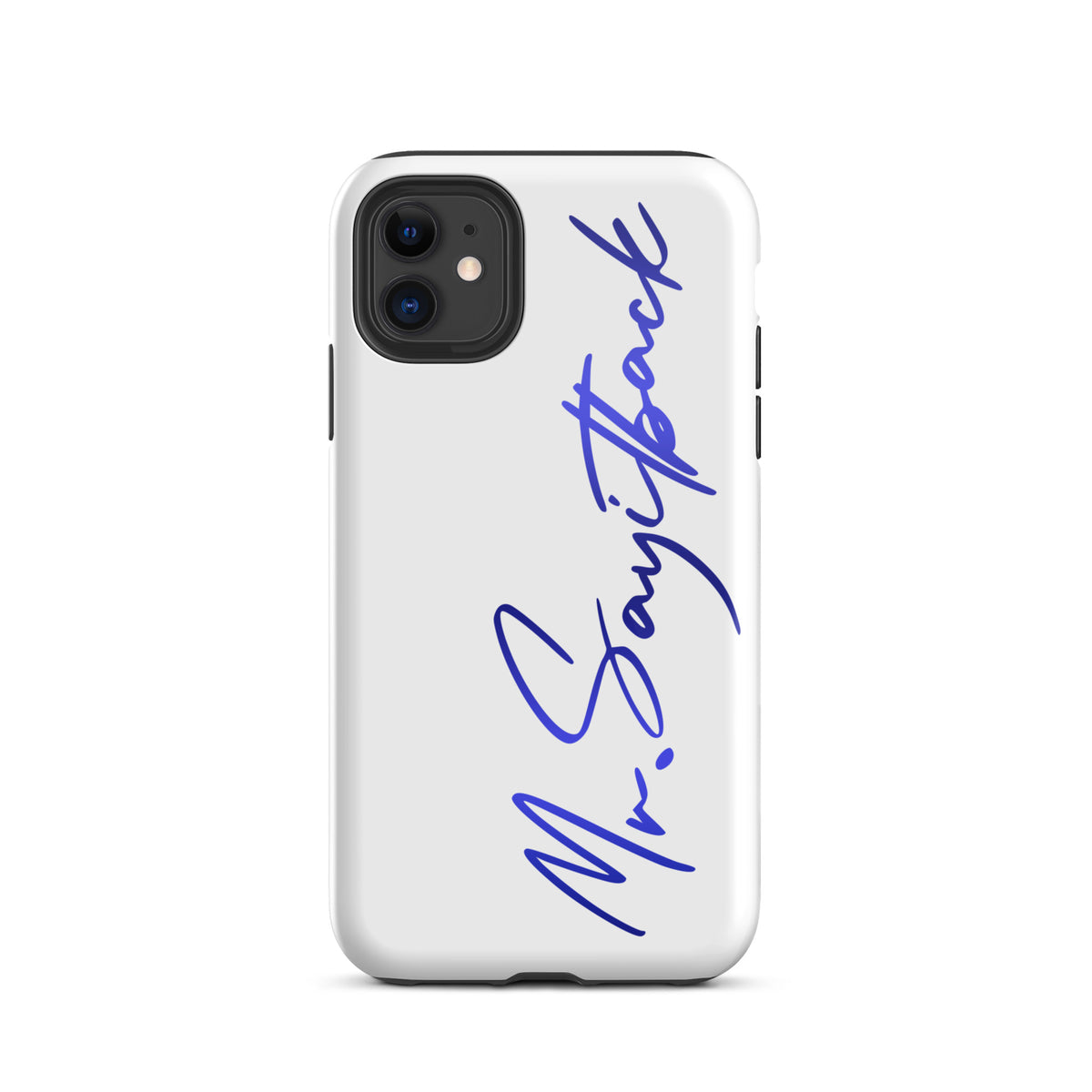 SHHHHHH Tell Everybody Phone Signature Logo Tough Case for iPhone® - White