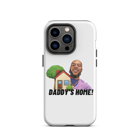 SHHHHH Tell Everybody Daddy's Home Tough Case for iPhone® - White