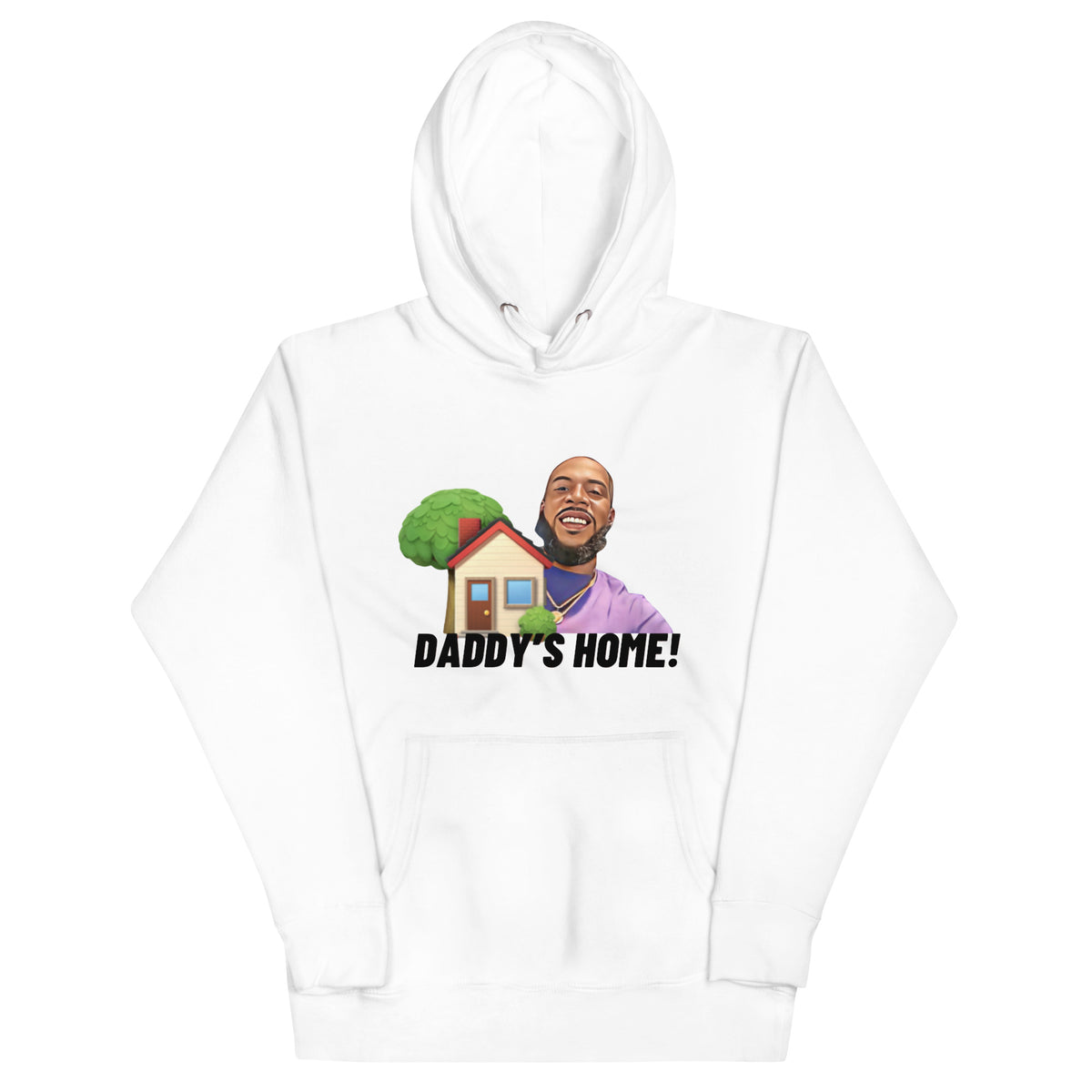 Daddy's Home Unisex Hoodie - White